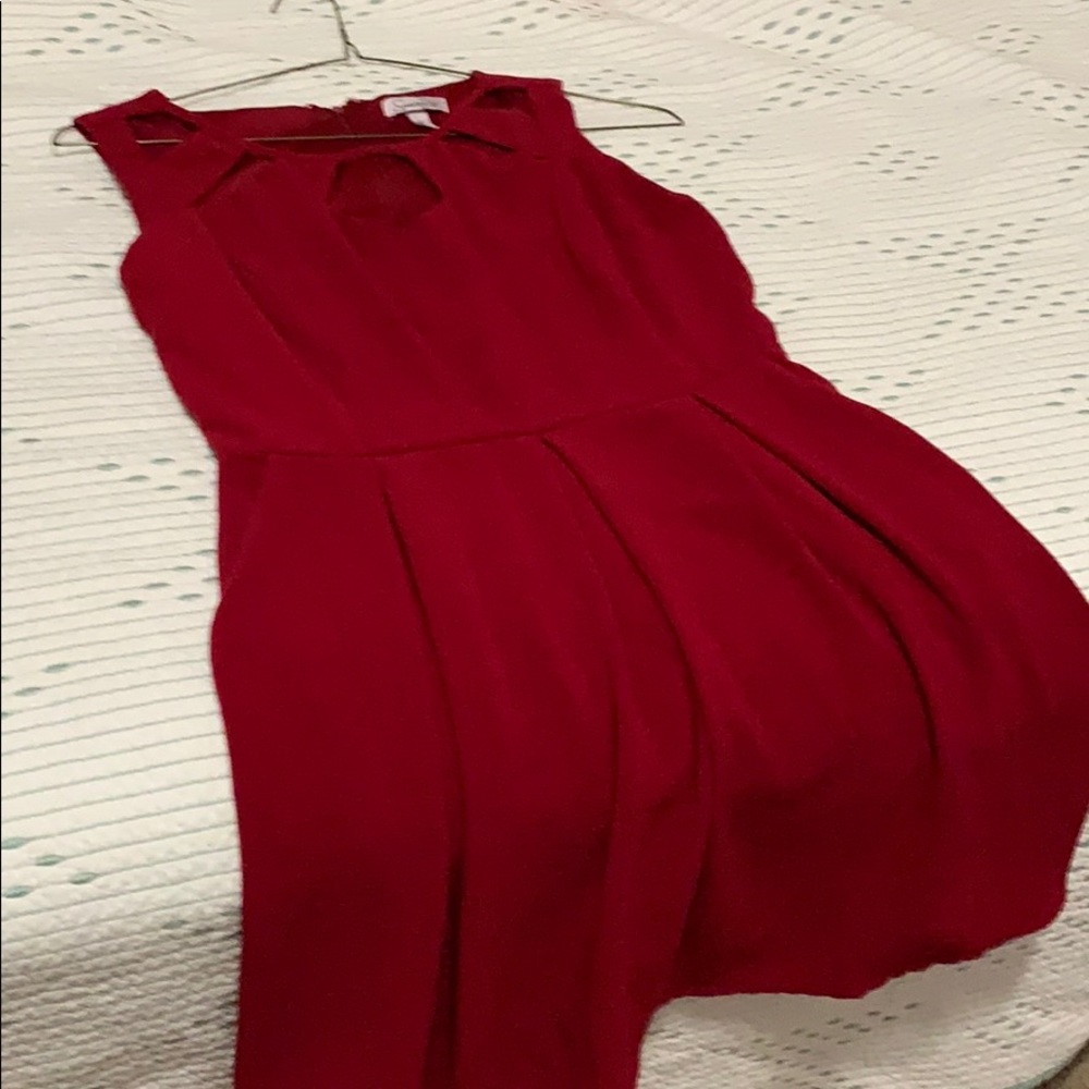 Red dress